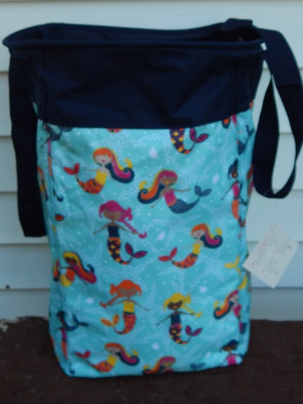 Thirty-One Rare MERMAID Lagoon Tall Collapsible Bin New with Tags